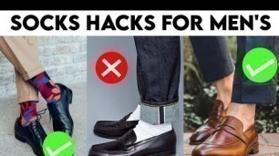 'Men\'s Socks Hacks | Socks Rule | mens fashion| #shorts #mensfashion'