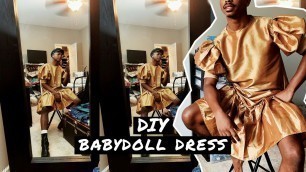 'How to: DIY Babydoll Dress | Men\'s Fashion | Happily Dressed'