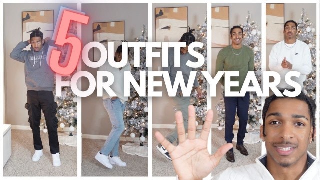 '5 OUTFITS FOR NEW YEARS EVENTS | HOLIDAY OUTFITS | MENS FASHION'