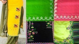 'Embroidery Punjabi Suit ideas || Embroidery Design || Kadai Wale Suit || Cutwork Embroidery ||'