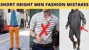 'Short height men fashion mistakes. Fashion tips for short height men. #xarry #shorts #mensfashion'