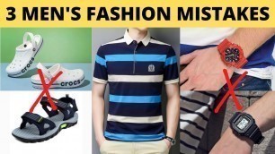 '3 men\'s fashion mistakes. Avoid these fashion mistake. #shorts #xarry #mensfashion #fashionmistakes'