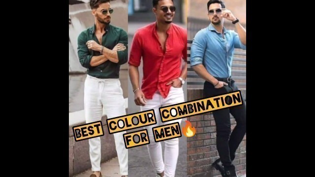 'Best color combination for Men| Men outfit| Jiya mathur| Men fashion #trending #shorts'