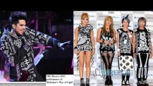 'Adam Lambert and Kpop fashion (BigBang/G-Dragon bias) + 2NE1, EXO, SHINee, Junsu, Jokwon, f(x) Amber'