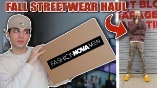 'HUGE FALL ESSENTIALS STREETWEAR UNBOXING/TRY ON FROM FASHIONNOVA MENS 