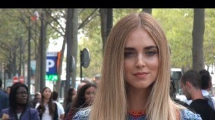 'Fashion Week Paris 2016 2017 CHIARA FERRAGNI'