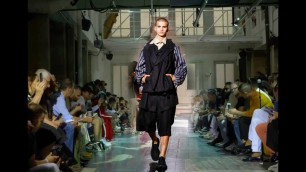 'Yohji Yamamoto | Menswear | Spring/Summer 2018 | Paris Fashion Week'