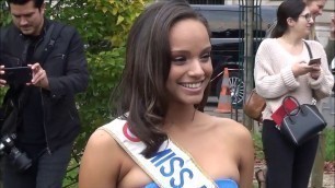 'Miss France 2017 Alicia Aylies @ Paris Fashion Week 2 octobre 2017 défilé Léonard #PFW'