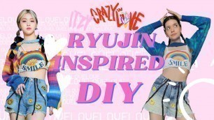 'ITZY RYUJIN inspired DIY from LOCO | kpop fashion'