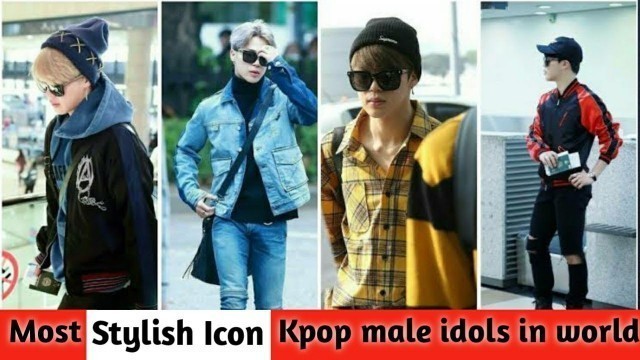 'Top 5 Stylish kpop male idols in the world|Fashion Icons 2021'