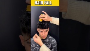 'hair fall problem solution || hair fall #mensfashion #style #youngsigma #shorts'