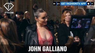 'Paris Fashion Week Fall/WItner 2017-18 - John Galliano Front Row | FashionTV'