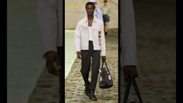 'MAN SWAGG. HERMÈS 2023 Runway Collection Trends, Spring, Summer, Fall #shorts #mensfashion #hermes'