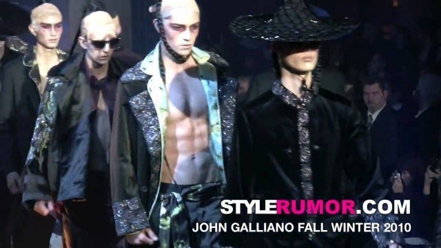 'John Galliano Fall Winter 2010 Mens Collection Stylerumor.com'