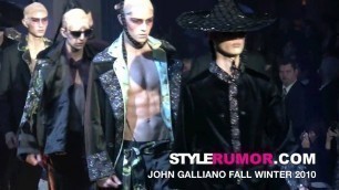 'John Galliano Fall Winter 2010 Mens Collection Stylerumor.com'