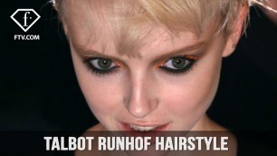 'Paris Fashion Week Fall/WInter 2017-18 - Talbot Runhof Hairstyle | FashionTV'