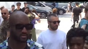 'Virgil Abloh & Ian Connor @ Paris Fashion Week June 22, 2017 show Louis Vuitton / Juin #PFW'