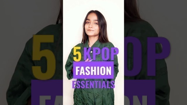 '5 KPOP AESTHETIC FASHION essentials #shorts #kpop'