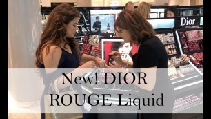 'New DIOR MAKEUP I Rouge Dior Liquid Swatch I September 2017'