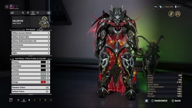 'warframe 3 skins HILDRYN fashion frame'