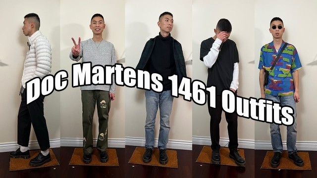 'How to Style Dr Martens 1461 (5 Mens Outfits | Fall 2021)'