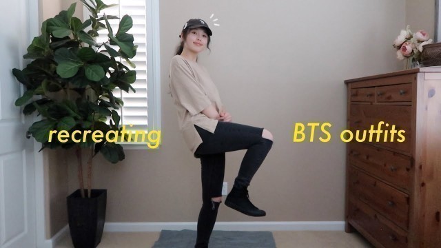 'Kpop Fashion: recreating BTS outfits with the clothes i have.'