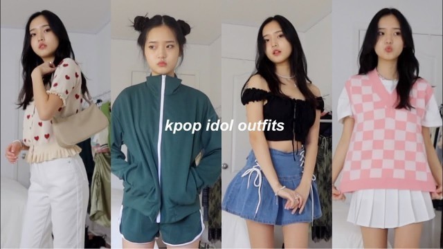 'kpop idol inspired outfits (a lookbook + outfit ideas by Cider)'