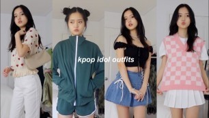 'kpop idol inspired outfits (a lookbook + outfit ideas by Cider)'