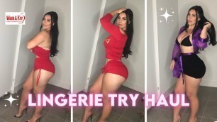 'LINGERIE TRY ON HAUL | STYLISH SLEEPWEAR HAUL | 