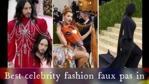 'Best celebrity fashion faux pas in Met Gala history'