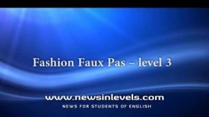 'Fashion Faux Pas – level 3'