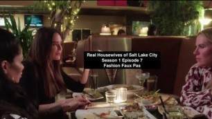 'Real Housewives of Salt Lake City: Fashion Faux Pas #S1 #E7 #recap #review'