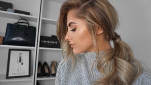 'Casual Low Ponytail Tutorial | Fashion Influx'