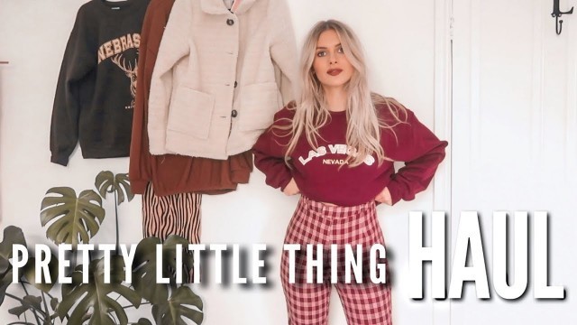 'HUGE PrettyLittleThing Black Friday HAUL & Try On | Fashion Influx | AD'