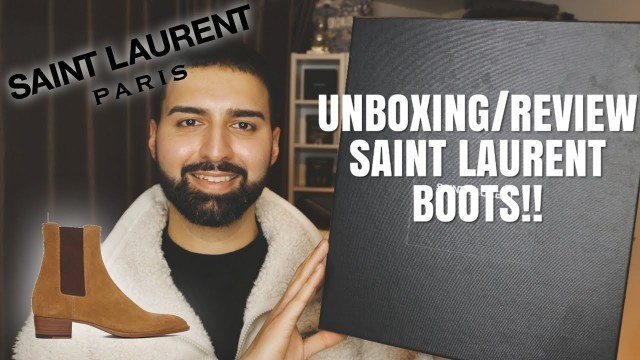 'SAINT LAURENT CHELSEA BOOTS | Unboxing & Review!'