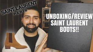 'SAINT LAURENT CHELSEA BOOTS | Unboxing & Review!'