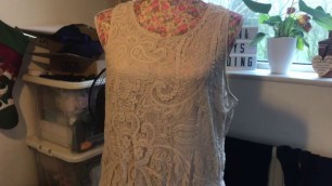 'Upcycling a dress for My Fashion Faux Pas Etsy Store'