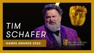 'Tim Schafer discusses his fashion faux pas at the BAFTAs | BAFTA Games Awards 2022'