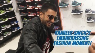 'Ranveer Singh Reveals His Most Embarrassing Fashion Moment!'