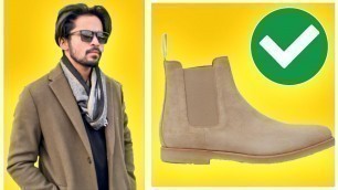 'SUEDE CHELSEA BOOTS MEN | Best boots for men in India | H&M Suede Chelsea Boots | CLARKS Boots 2021'