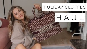 'HOLIDAY CLOTHES HAUL & PACKING!! | Fashion Influx'