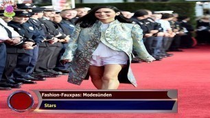 'FASHION-FAUXPAS: MODESÜNDEN   STARS'