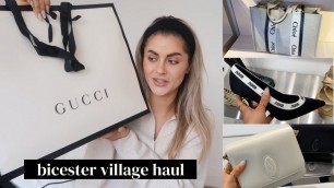 'LUXURY SHOPPING - BICESTER VILLAGE 2022 VLOG - Gucci, Dior, YSL, Prada | Fashion Influx'