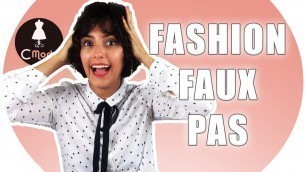 'FASHION FAUX PAS À BANNIR IMMÉDIATEMENT ! | Daphné de C MODE