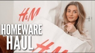 'HUGE HOMEWARE HAUL | H&M & TK MAXX | Fashion Influx'