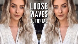 'Loose Waves (Using Straighteners) Tutorial | Fashion Influx'