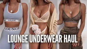 'Lounge Underwear Haul | Fashion Influx | AD'