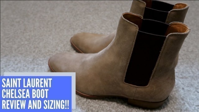 'Saint Laurent Wyatt Chelsea Boot Review and Sizing!!'