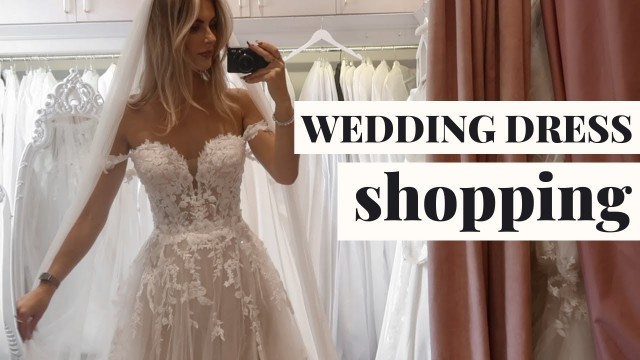 'TRYING ON DRESSES! - Wedding Vlog | Fashion Influx | AD'