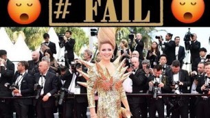 'Les fails de Cannes  Les fashion faux pas'